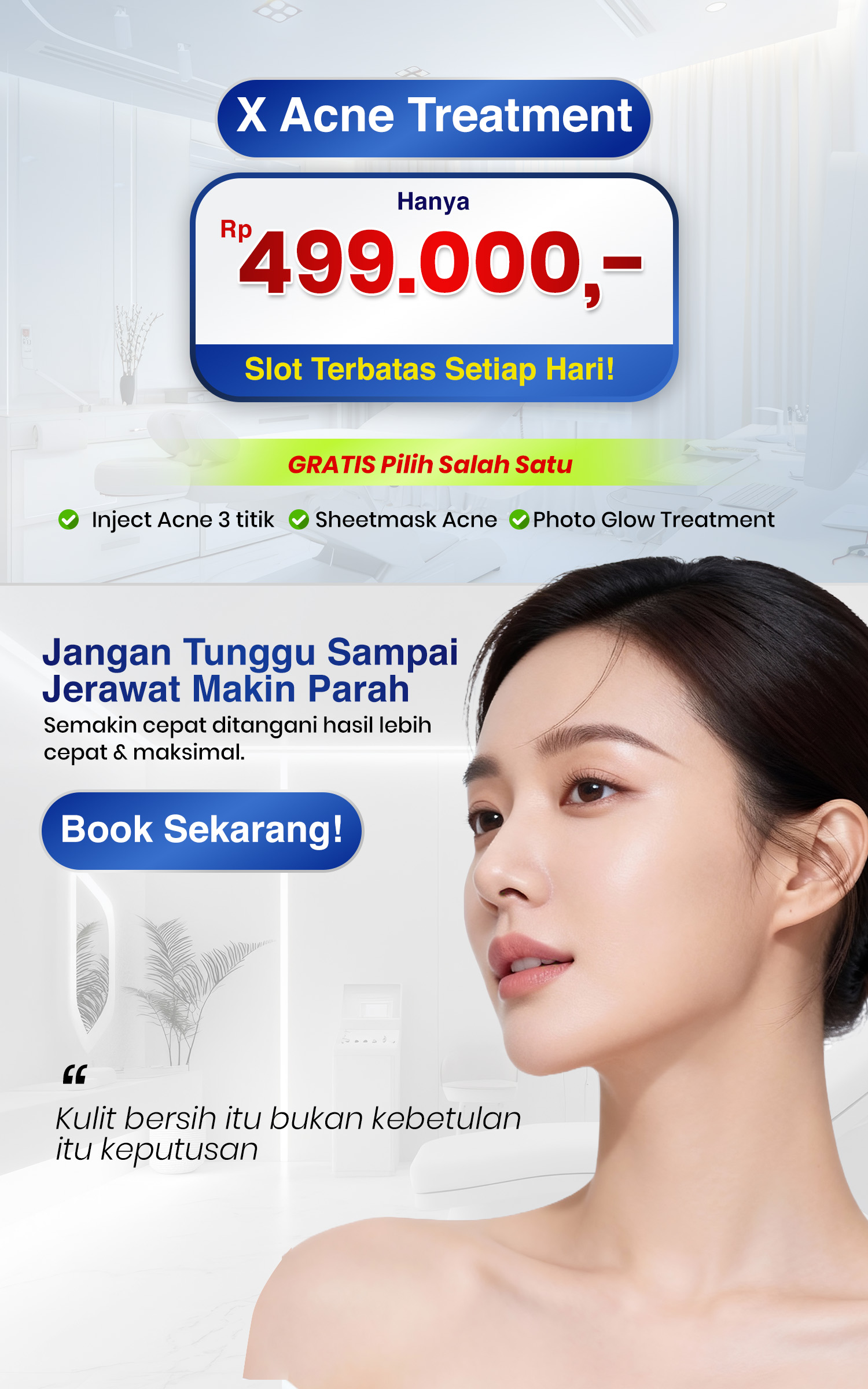 Kulit Mulus Tanpa Jerawat